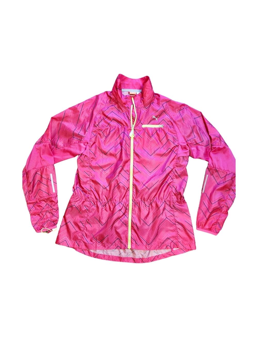 PUMA Wind Cell running jacket pink windbreaker size L